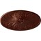 Ekena Millwork Madrid Ceiling Medallion, Hand-Painted Antique Copper, 24 3/4"W x 12 1/2"H x 1 3/4"P CM24X12MAACS - alternate 1